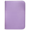 ULTRA PRO Binder - Vivid 4-Pocket Zippered Pro-Binder: Purple