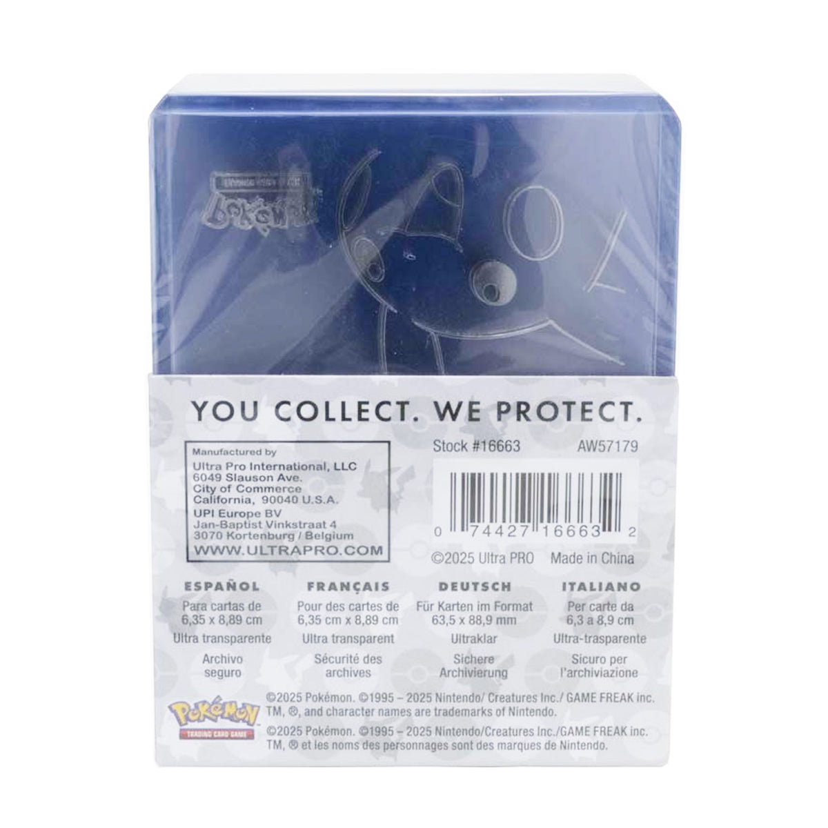 Ultra Pro Deck Sleeves - Pikachu Top Loader - 35pt - 25 pack