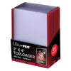 Ultra Pro Deck Sleeves - Top Loader - Red Border - 35pt - 25 pack
