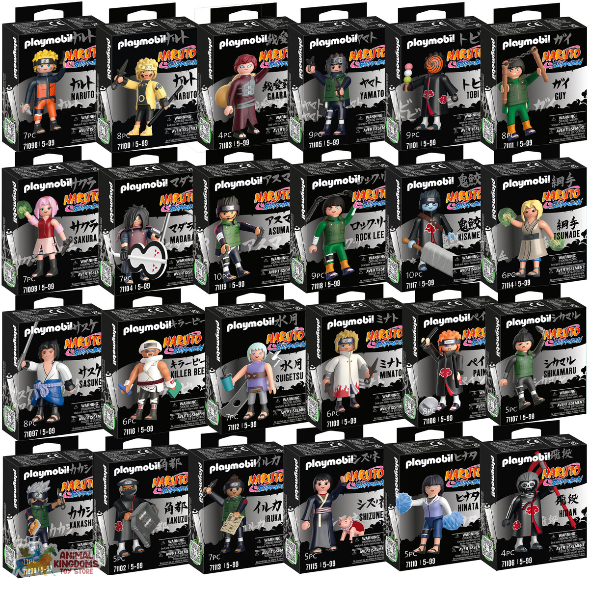 Playmobil Naruto Shippuden 24pc Set