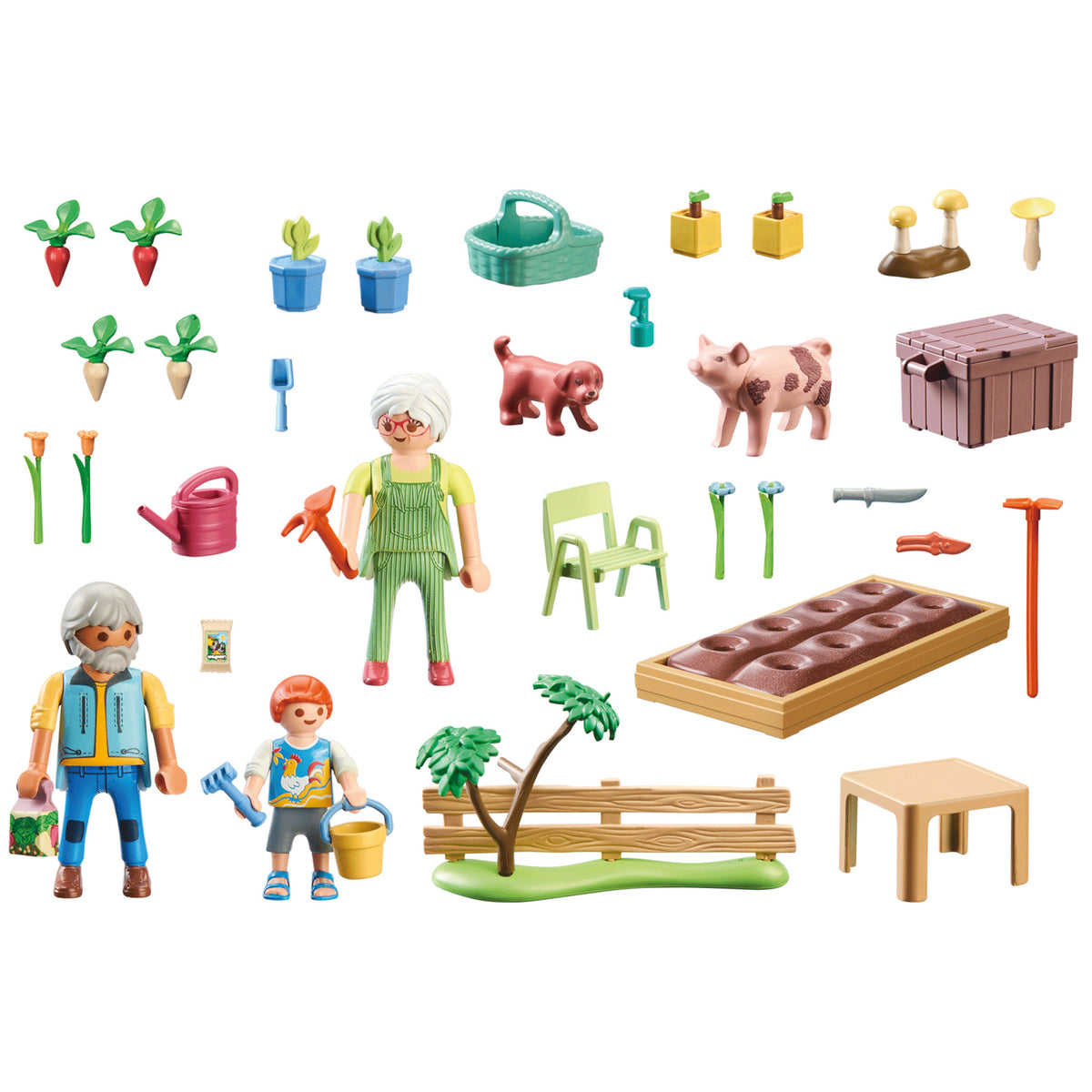 Playmobil Vegetable Garden with Grandparents