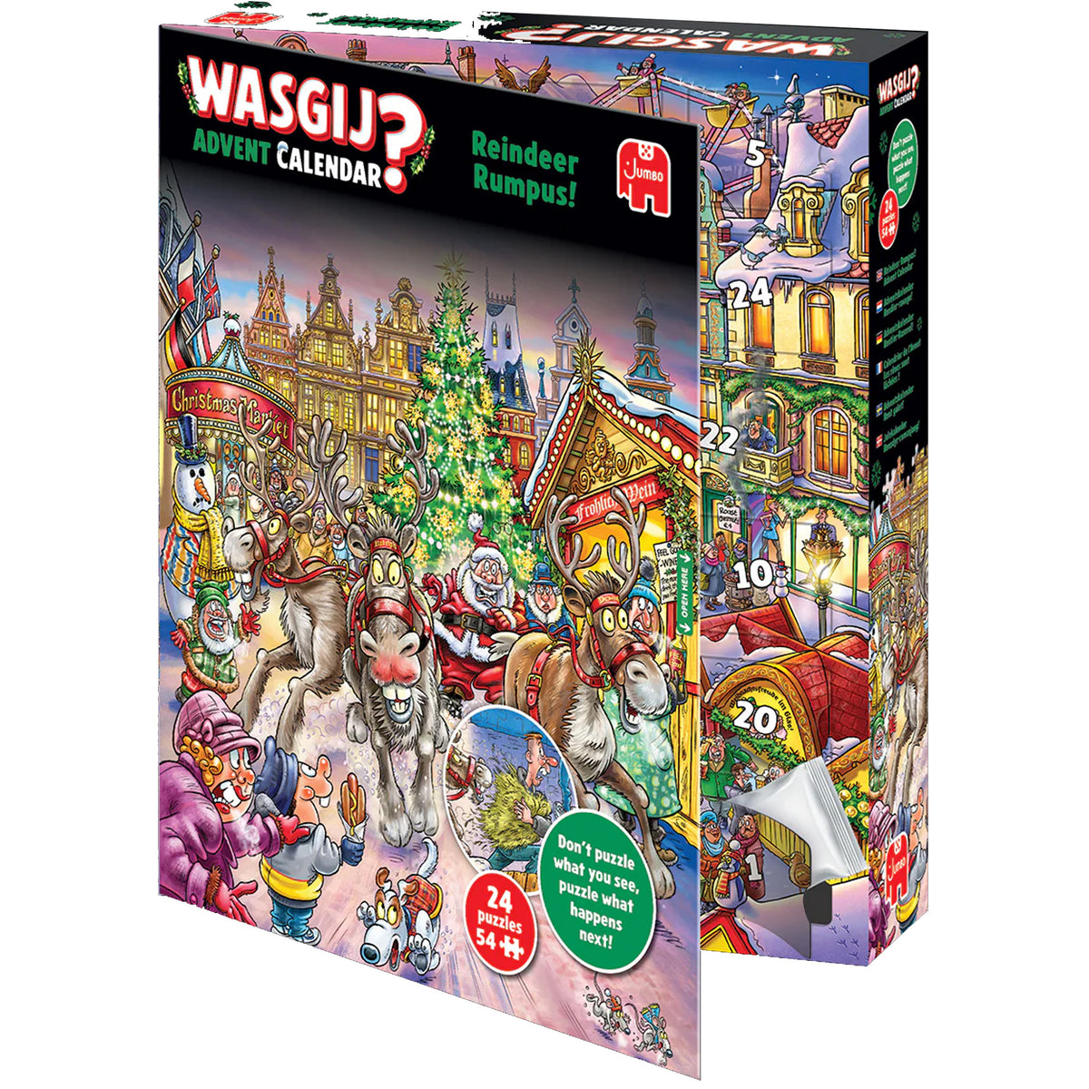 Wasgij Christmas Advent Calendar - Reindeer Rumpus!
