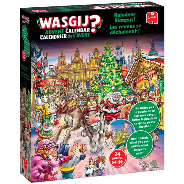 Wasgij Christmas Advent Calendar - Reindeer Rumpus!
