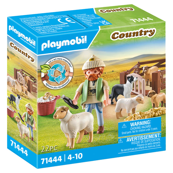 Playmobil Young Shepherd with Flock of Sheep