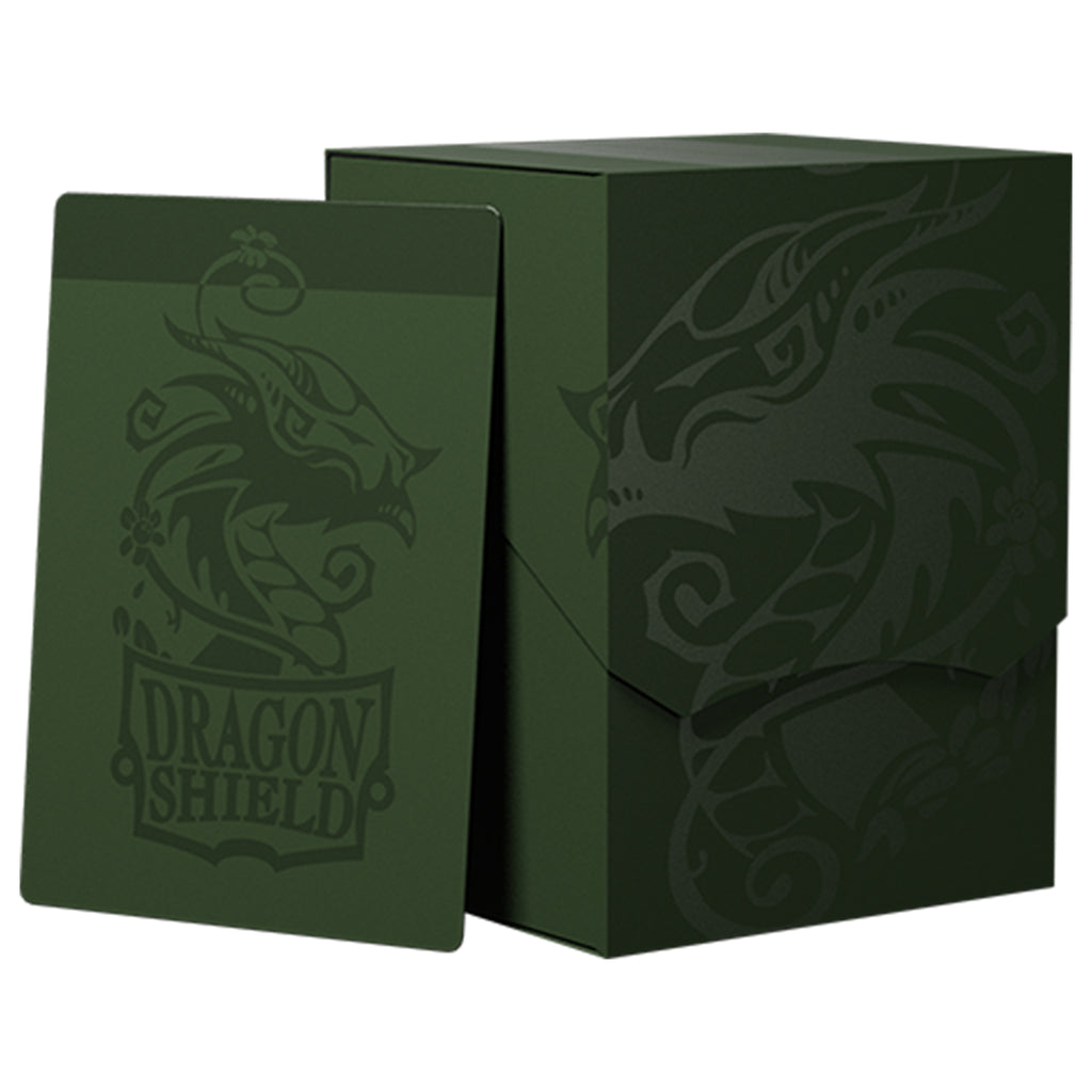 Caja De Mazo Dragon Shield Cube Shells - Forest Green | Dungeon Marvels
