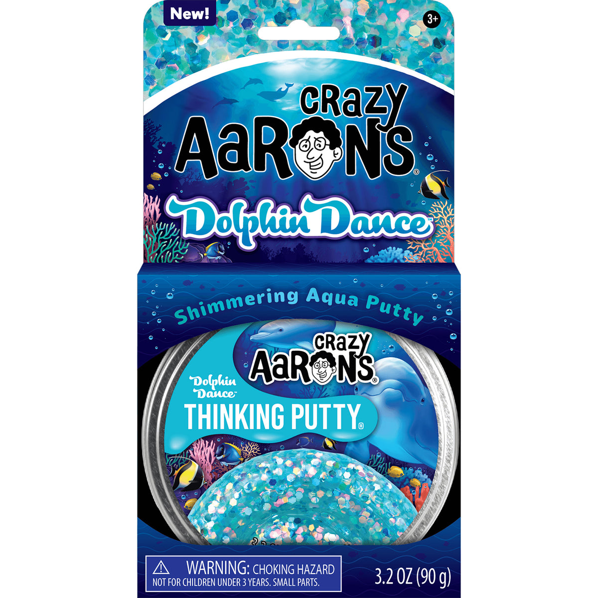 Crazy Aarons Dolphin Dance Trendsetters Thinking Putty