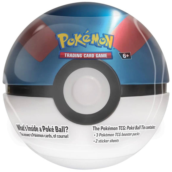 Pokemon TCG Poke Ball Tin - Great Ball - Q4 2023