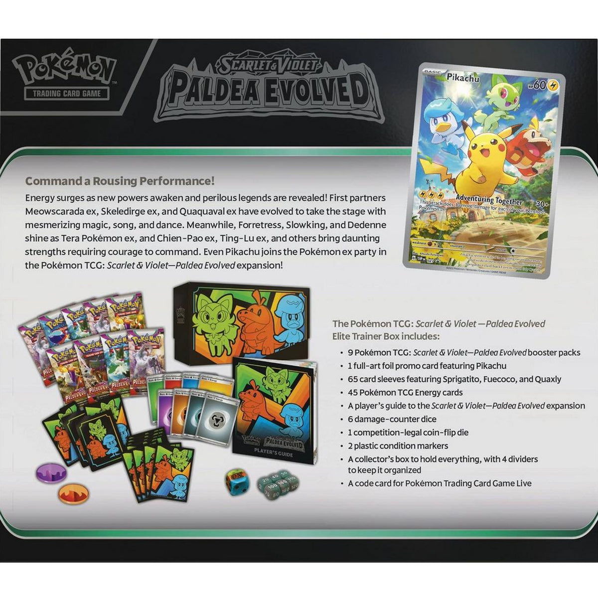 Pokemon TCG - Scarlet & Violet 2 Paldea Evolved Elite Trainer Box