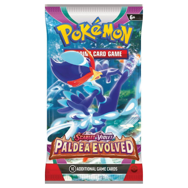 Pokemon TCG Scarlet & Violet 2 Paldea Evolved - Booster Pack - Quaquaval Art