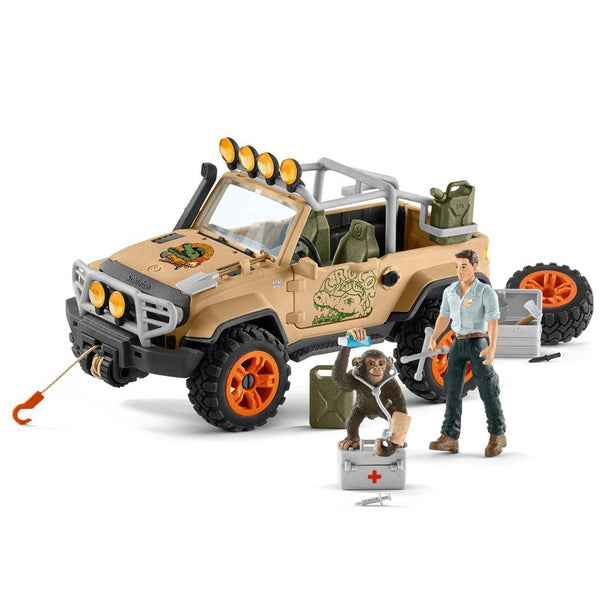 Schleich 4x4 Vehicle with Winch-42410-Animal Kingdoms Toy Store