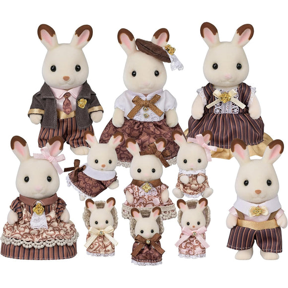 Sylvanian Families Chocolate Rabbit Family Anniversary Set 