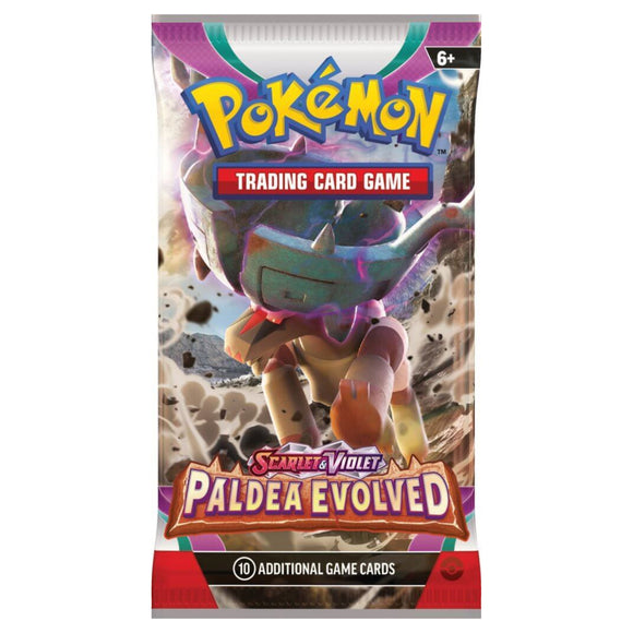 Pokemon TCG Scarlet & Violet 2 Paldea Evolved - Booster Pack - Ting-Lu Art