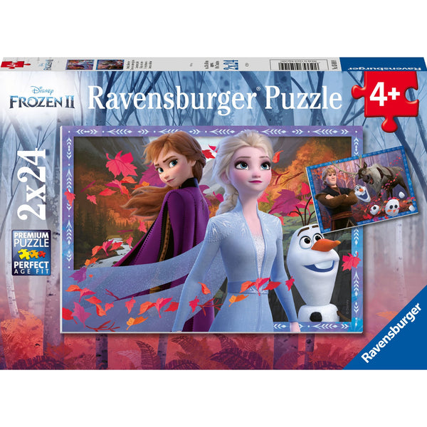 Ravensburger Frozen 2 Frosty Adventures 2x24pc-RB05010-9-Animal Kingdoms Toy Store
