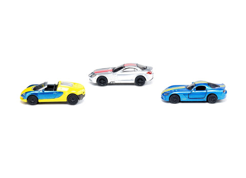 Siku 3pc Sports Car Set