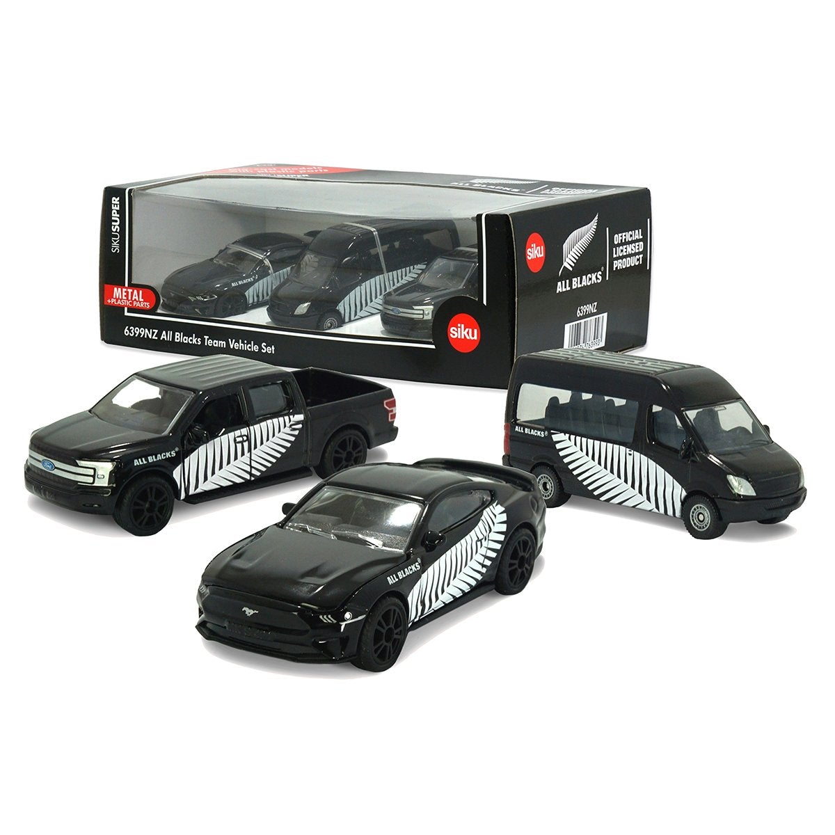 Siku 3pc All Blacks Team Vehicle Set-SKU6399NZ-Animal Kingdoms Toy Store