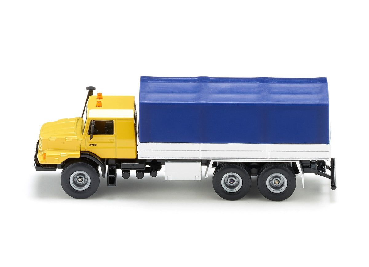 Siku 1:50 Mercedes Zetros with Covered Tray-SKU3547-Animal Kingdoms Toy Store