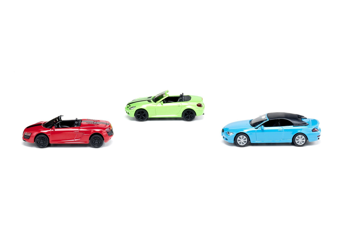 Siku 3pc Convertible Car Set-SKU6314-Animal Kingdoms Toy Store