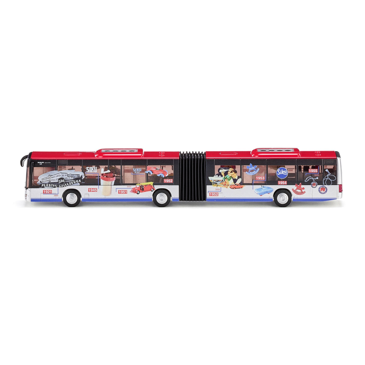 Siku 1:50 MAN Timeline Articulated Bus 100 Year Anniversary Edition-SKU3739-Animal Kingdoms Toy Store
