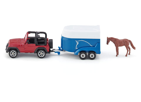 Siku Jeep Wrangler with Float & Horse