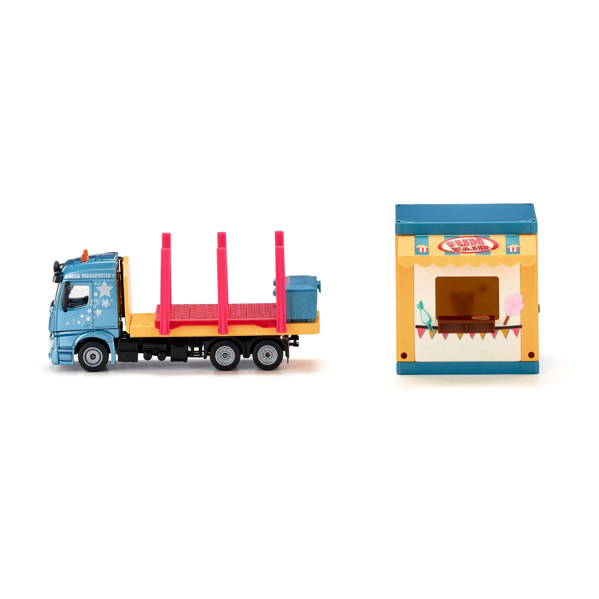 Siku 1:50 Mercedes Actros Prefab House Transporter-SKU3562-Animal Kingdoms Toy Store