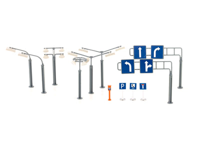 Siku World City Road Signs & Street Lamps-SKU5594-Animal Kingdoms Toy Store