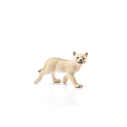 Schleich Arctic Wolf Cub-14804-Animal Kingdoms Toy Store
