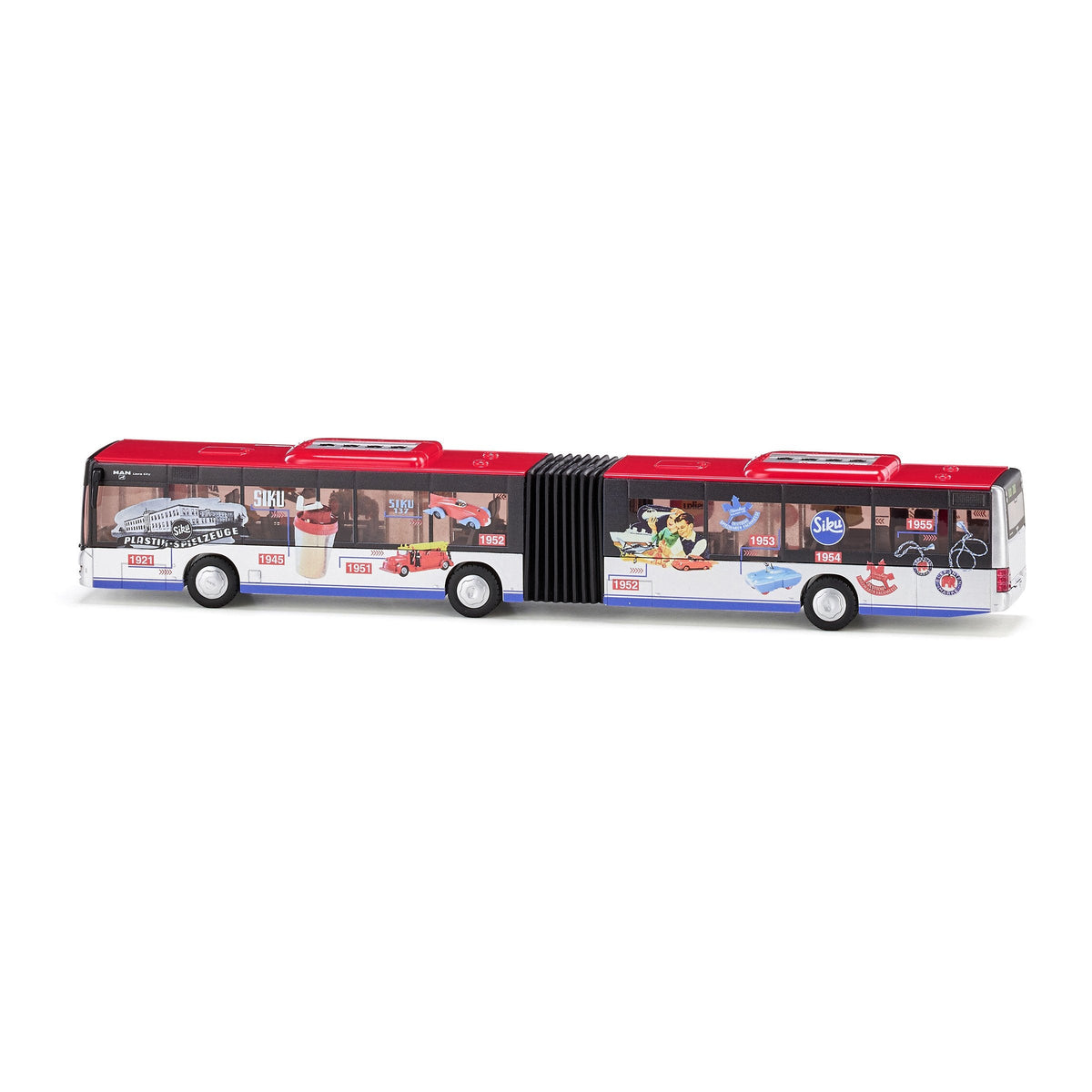 Siku 1:50 MAN Timeline Articulated Bus 100 Year Anniversary Edition-SKU3739-Animal Kingdoms Toy Store