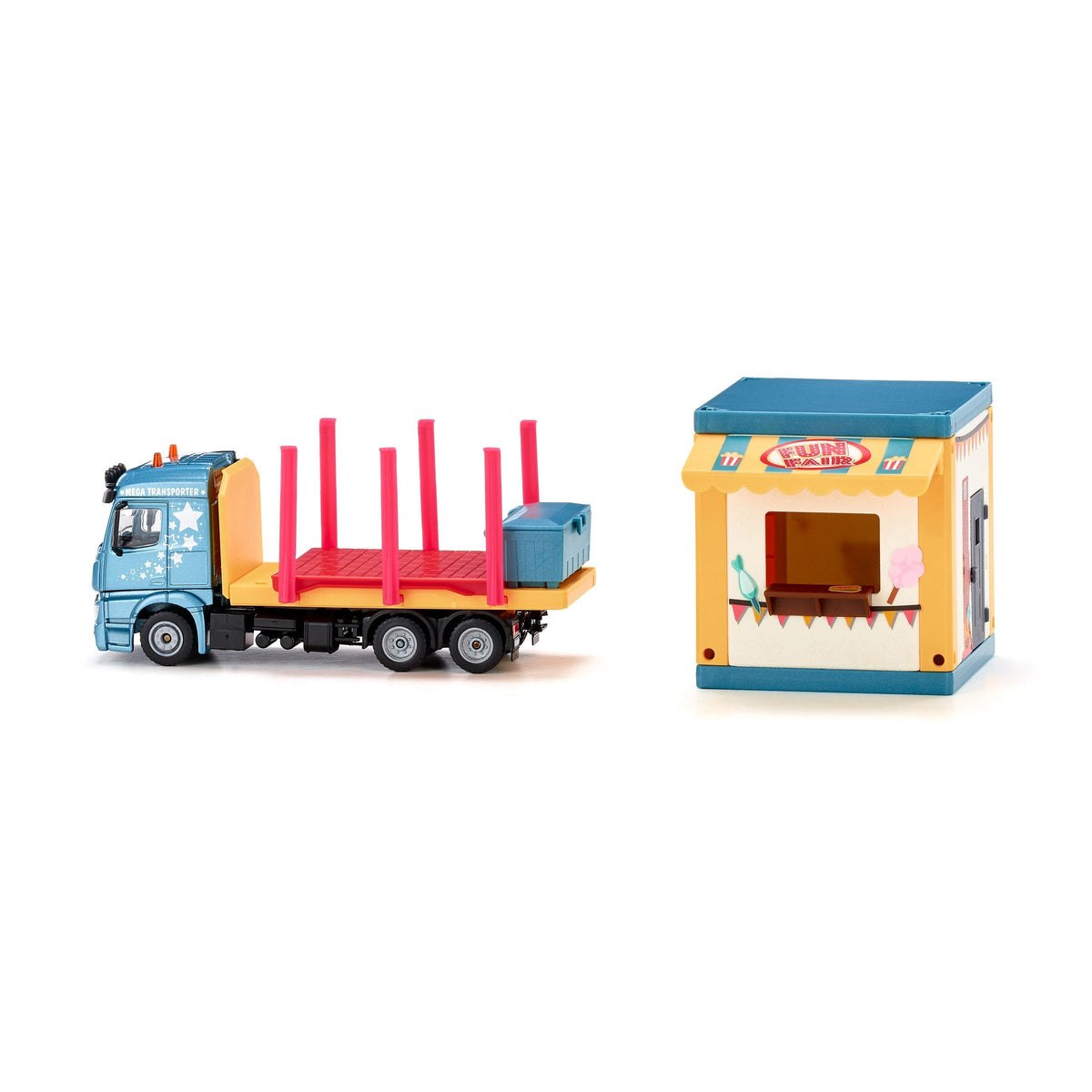 Siku 1:50 Mercedes Actros Prefab House Transporter-SKU3562-Animal Kingdoms Toy Store