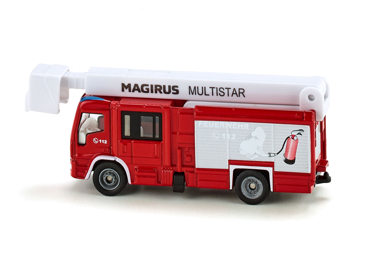Siku 1:87 Magrius Multistar Fire Truck-SKU1749-Animal Kingdoms Toy Store