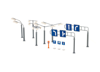 Siku World City Road Signs & Street Lamps-SKU5594-Animal Kingdoms Toy Store