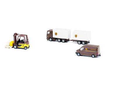 Siku 4pc UPS Logistics Set-SKU6324-Animal Kingdoms Toy Store