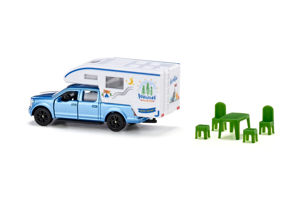 Siku Ford F150 Pick Up Camper-SKU1693-Animal Kingdoms Toy Store