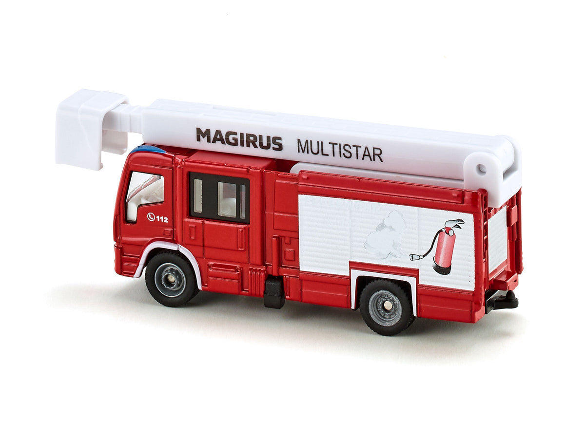 Siku 1:87 Magrius Multistar Fire Truck-SKU1749-Animal Kingdoms Toy Store
