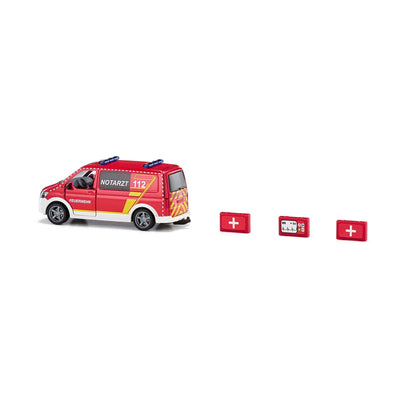 Siku VW T6 Fire Department Emergency Van-2116-Animal Kingdoms Toy Store