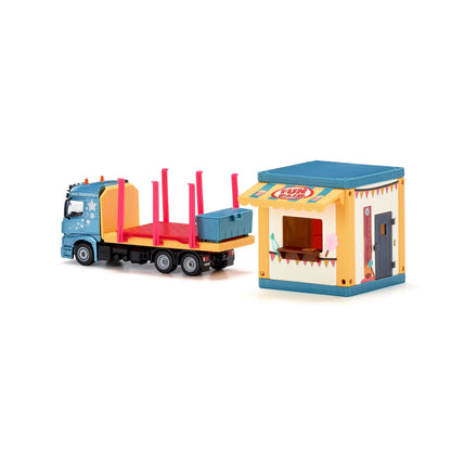 Siku 1:50 Mercedes Actros Prefab House Transporter-SKU3562-Animal Kingdoms Toy Store