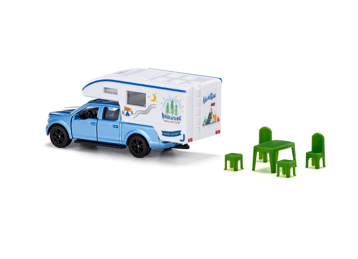 Siku Ford F150 Pick Up Camper-SKU1693-Animal Kingdoms Toy Store
