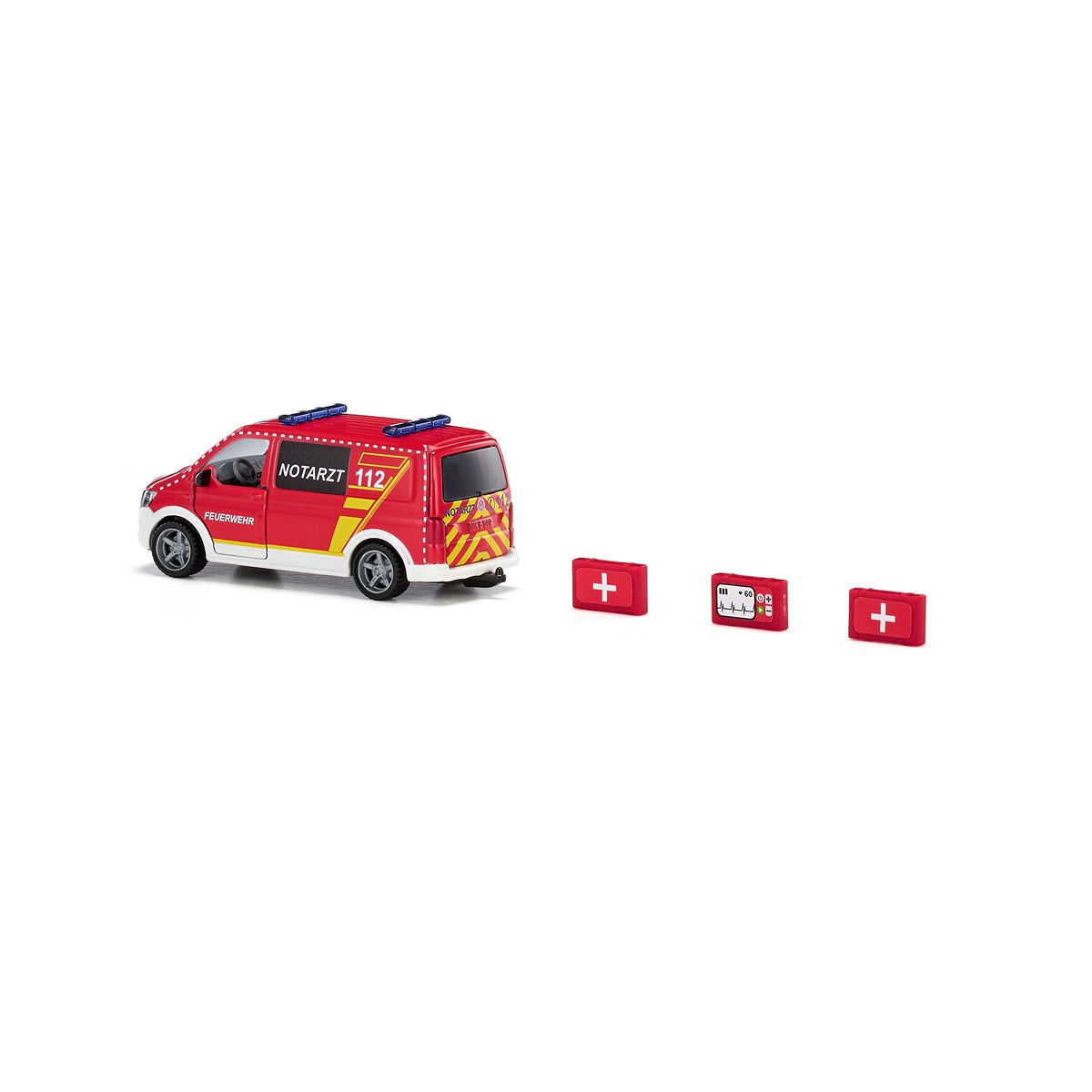 Siku VW T6 Fire Department Emergency Van-2116-Animal Kingdoms Toy Store