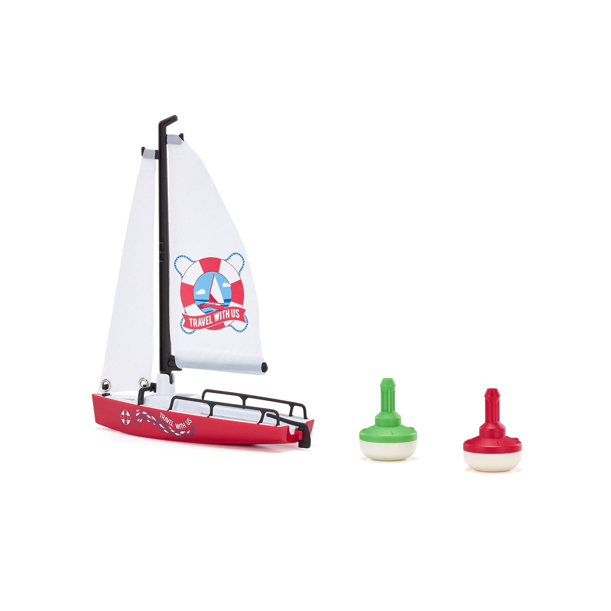 Siku Sailboat With Two Bouys-SKU1752-Animal Kingdoms Toy Store
