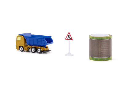 Siku Dump Truck With 5m Road Tape-SKU1600-Animal Kingdoms Toy Store