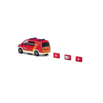 Siku VW T6 Fire Department Emergency Van-2116-Animal Kingdoms Toy Store
