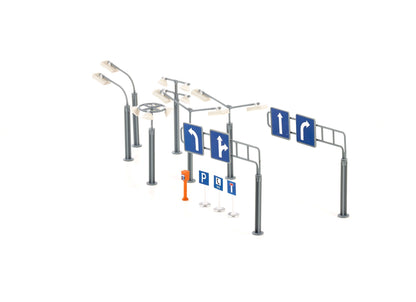 Siku World City Road Signs & Street Lamps-SKU5594-Animal Kingdoms Toy Store