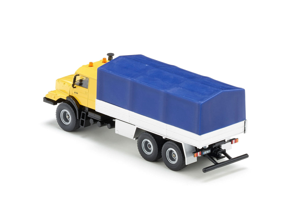 Siku 1:50 Mercedes Zetros with Covered Tray-SKU3547-Animal Kingdoms Toy Store