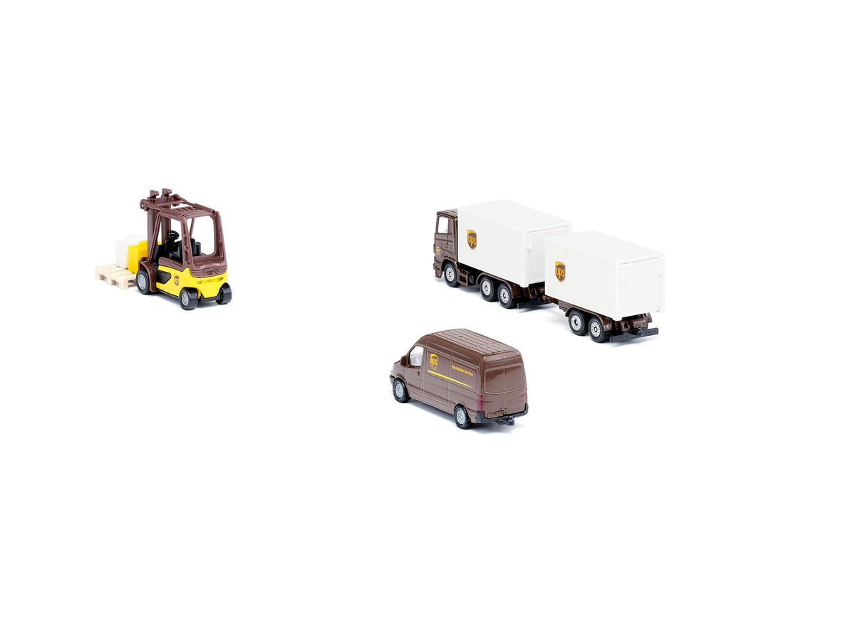 Siku 4pc UPS Logistics Set-SKU6324-Animal Kingdoms Toy Store