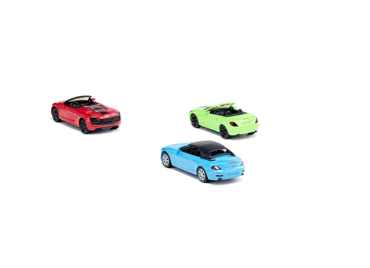 Siku 3pc Convertible Car Set-SKU6314-Animal Kingdoms Toy Store
