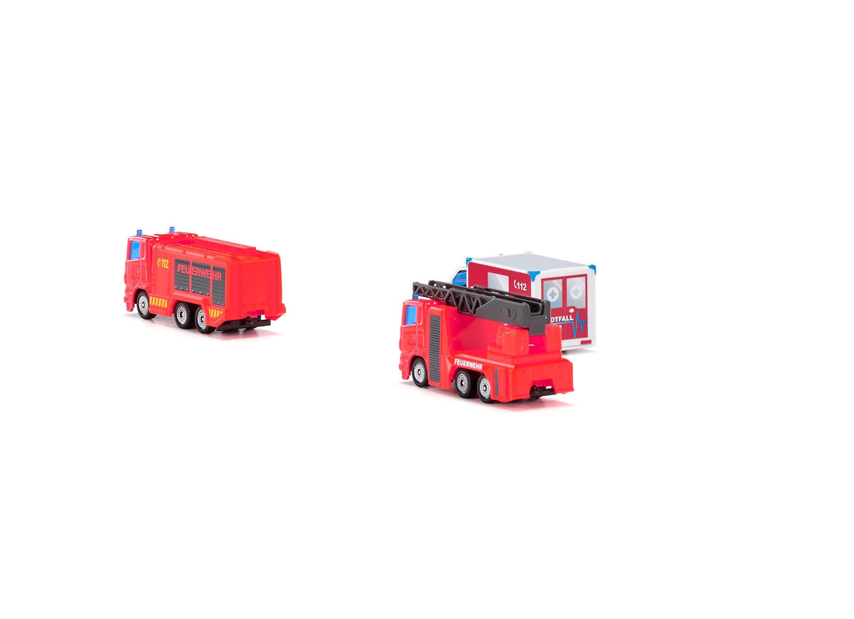 Siku 3 Piece Fire Emergency Set-SKU6326-Animal Kingdoms Toy Store