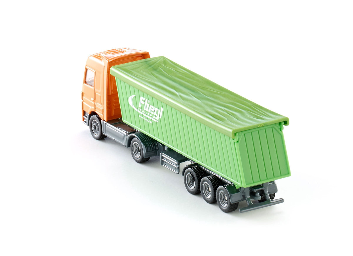 Siku 1:87 Mercedes Actros with Roof Trailer-SKU1796-Animal Kingdoms Toy Store