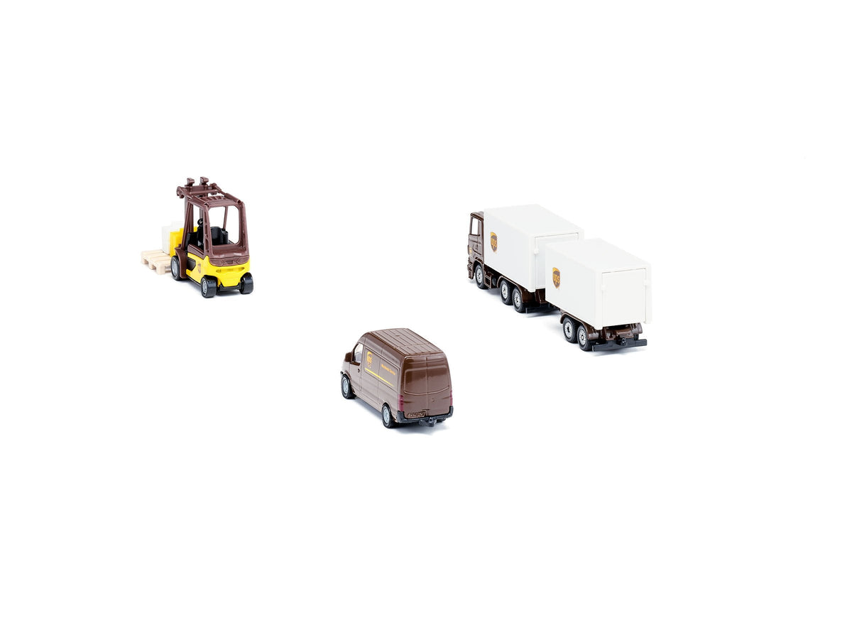 Siku 4pc UPS Logistics Set-SKU6324-Animal Kingdoms Toy Store