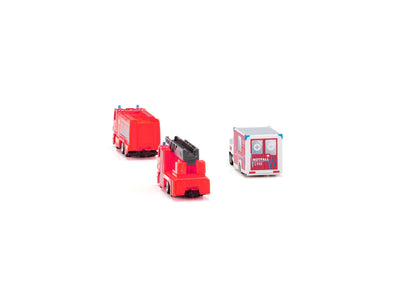 Siku 3 Piece Fire Emergency Set-SKU6326-Animal Kingdoms Toy Store