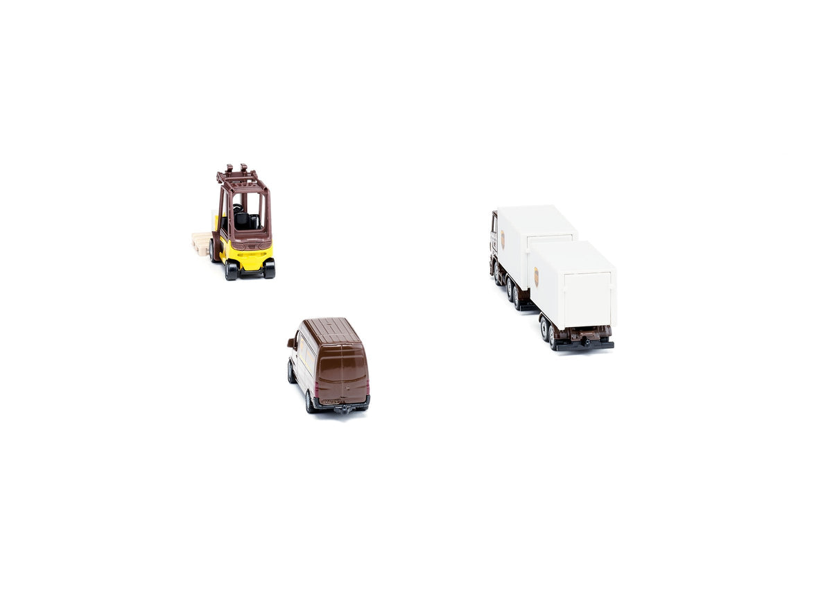 Siku 4pc UPS Logistics Set-SKU6324-Animal Kingdoms Toy Store