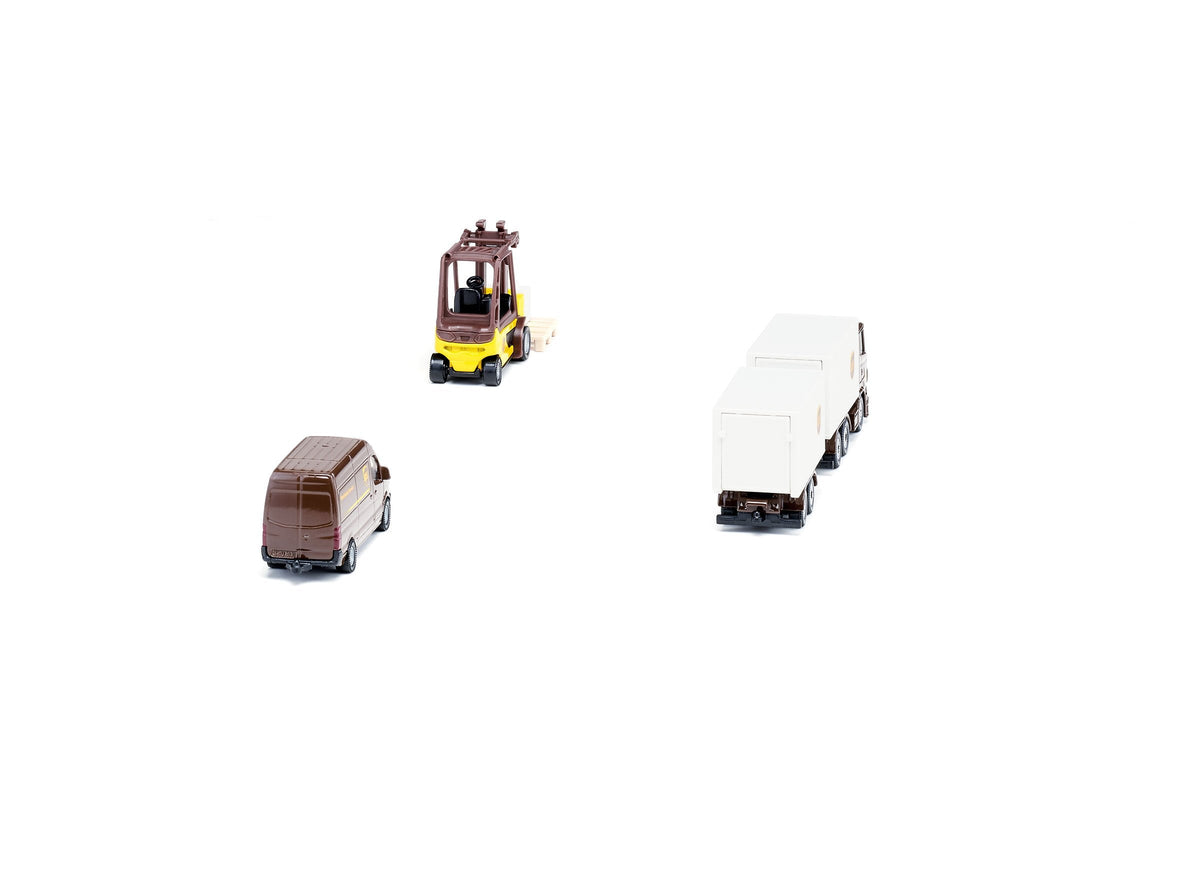 Siku 4pc UPS Logistics Set-SKU6324-Animal Kingdoms Toy Store